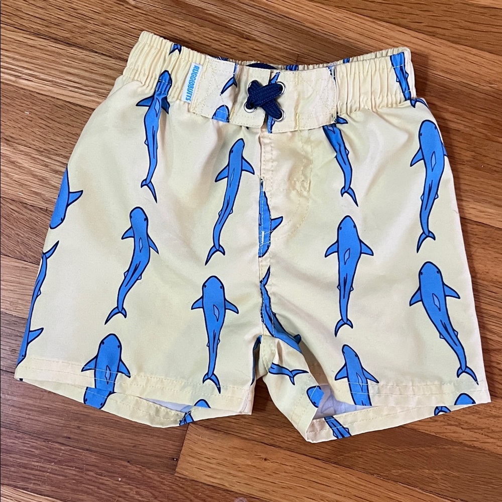 RUGGEDBUTTS baby boys swim trunks sz 18-24 months